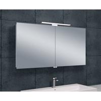 Wiesbaden Luxe spiegelkast +Led verlichting 120x60x14 cm - thumbnail
