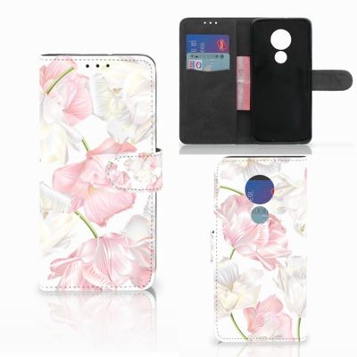 Motorola Moto G7 Power Hoesje Lovely Flowers Motorola Moto G7 Power Hoesje Lovely Flowers