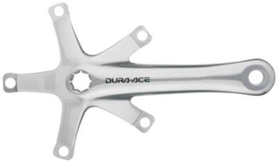 Shimano Dura-Ace Track FC-7710 Crankarmen 170 mm - Zilver Shimano Dura-Ace Track FC-7710 Crankarmen 170 mm - Zilver