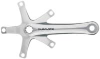 Shimano Dura-Ace Track FC-7710 Crankarmen 170 mm - Zilver - thumbnail