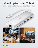 goobay USB-C Multiport Adapter HDMI 4k30Hz + PD 60W - thumbnail