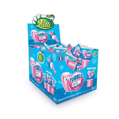 Lutti tubble gum fruit tube (36x35gr)
