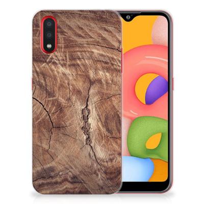 Samsung Galaxy A01 | Bumper Hoesje | Tree Trunk Samsung Galaxy A01 | Bumper Hoesje | Tree Trunk
