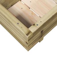 VidaXL Plantenbak 70x40x26,5 cm geïmpregneerd grenenhout - thumbnail
