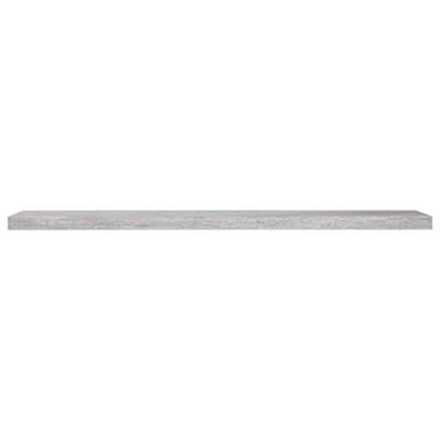 Wandschap zwevend 120x23,5x3,8 cm MDF betongrijs