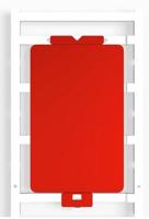 Weidmüller 1288390000 CC 85/54 K MC NE RT Apparaatmarkering Montagemethode: Plakken Markeringsvlak: 54 x 85 mm Rood Aantal markeringen: 10 10 stuk(s) - thumbnail