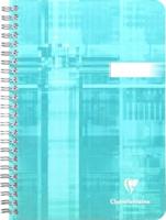 Clairefontaine schrift ft 14,8 x 21 cm, 180 bladzijden, gelijnd, spiraalbinding, geassorteerde kleuren - thumbnail