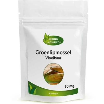 Groenlipmosselolie Vloeibaar 50 mg | 60 softgels | Vitaminesperpost.nl