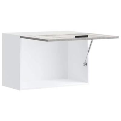 Keukenwandkast Porto bewerkt hout grijs sonoma eiken