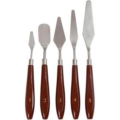 Creativ Company Https://www.cchobby.nl/paletmessen-set-l-17-23-cm-b-1-5-2-5-cm-5-stuk-1-doos