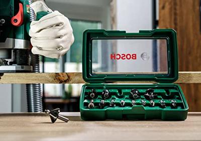 Bosch Accessoires Hardmetalen Frezenset | 15 Delig | 8 mm schacht - 2607019469