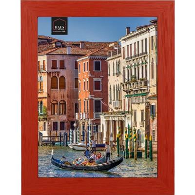 Haes Deco Houten Fotolijst Venezia rood voor 1 foto formaat 13x18 -SP12718