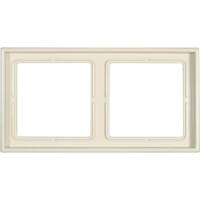 Jung LS982W Frame 2-voudig LS 990 Crème-wit 1 stuk(s) - thumbnail