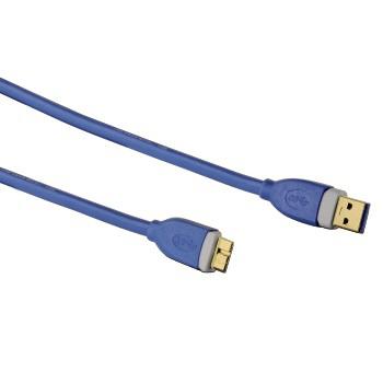 Hama Micro-USB 3.0 kabel (verguld, dubbel afgeschermd) 3 m