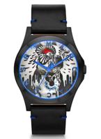 Horlogeband Marc by Marc Jacobs MBM8622 Leder Zwart 20mm - thumbnail