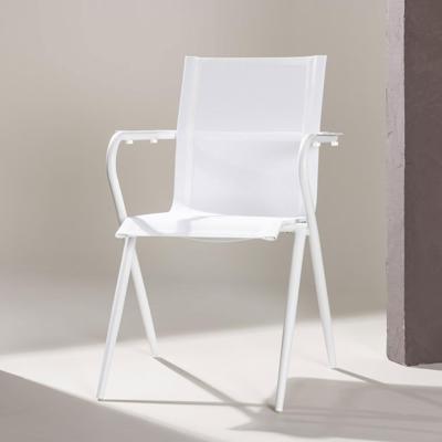 Nohr Tuinstoel 'Kinzie' Stapelbaar, kleur Wit