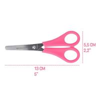 Basic Westcott kinderschaar ronde punt roze - thumbnail