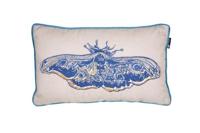 Beddinghouse Beddinghouse x Van Gogh Museum Paon de Bonne Nuit Sierkussen Blauw 30x50 cm - thumbnail