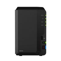 Synology DiskStation DS218 data-opslag-server NAS Desktop Ethernet LAN Zwart RTD1296 - thumbnail