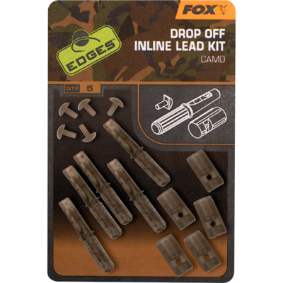 Fox Edges Camo Inline Lead Drop Off Kits 5st.