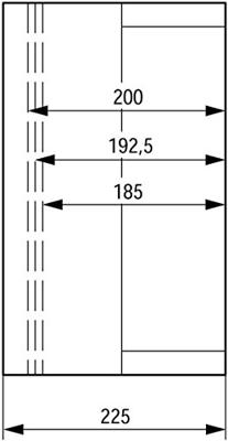 Eaton CI44E-200 Behuizing 375 x 375 x 225 Kunststof Grijs 1 stuk(s)