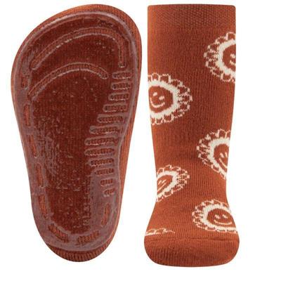 Ewers antislip sokken Stoppi softstep bloemen rood-31-34