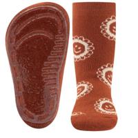 Ewers antislip sokken Stoppi softstep bloemen rood-31-34 - thumbnail