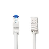 LogiLink CC5152S RJ45 Netwerkkabel, patchkabel CAT 6A S/FTP 25 m Grijs Snagless 1 stuk(s) - thumbnail