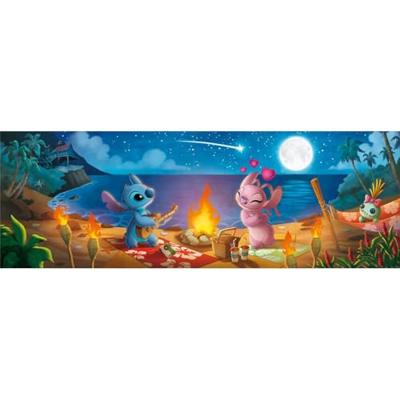 Clementoni Panorama Puzzel Disney Stitch 1000 Stukjes