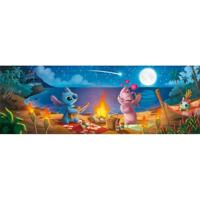 Clementoni Panorama Puzzel Disney Stitch 1000 Stukjes - thumbnail