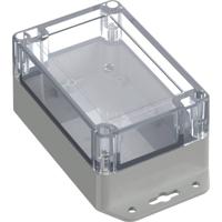 TRU COMPONENTS TC-10860624 Flensbehuizing 120 x 80 x 60.20 Polycarbonaat Lichtgrijs 1 stuk(s) - thumbnail