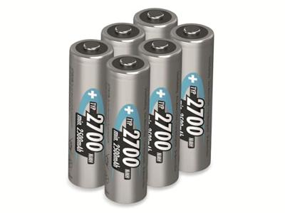 Ansmann 4+2 HR06 Oplaadbare AA batterij (penlite) NiMH 2700 mAh 1.2 V 6 stuk(s)
