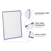 Zichtpanelensysteem wand tarifold metaal a4 5ass - thumbnail