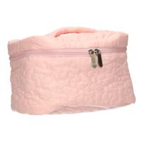 Traveller Beautycase bloemen roze 24cm x 17cm - thumbnail