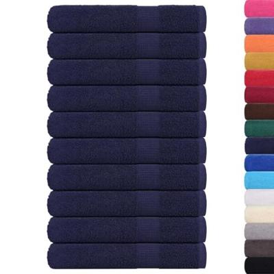 Handdoeken 10 st 100x200 cm 360 g/m 100% katoen marineblauw