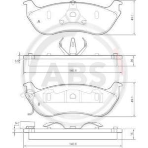 Remblokken set 38674