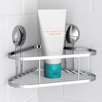 EISL Douchemaandje | chroom | hoekig | ophangen zonder boren en schroeven - BA0200 BA0200 - thumbnail