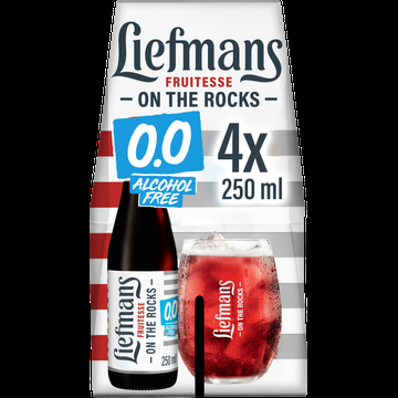 Liefmans Fruitesse Alcoholvrij 0.0% Fles 4 x 250ML bij Jumbo