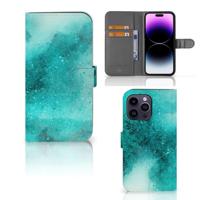 Hoesje iPhone 15 Pro Max Painting Blue - thumbnail