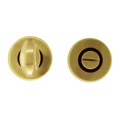 Hdd Pro WC Garnituur Rond Klikrozas 45 Mm Mat Messing Gepolijst Hdd Pro WC Garnituur Rond Klikrozas 45 Mm Mat Messing Gepolijst