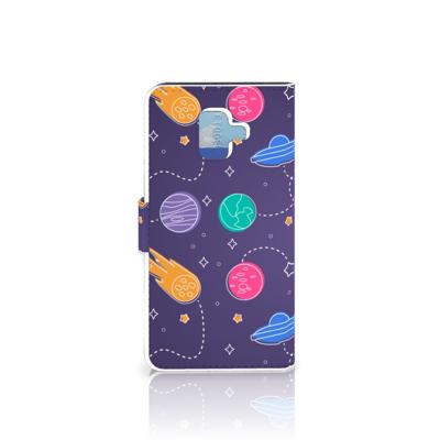 Samsung Galaxy A6 2018 Wallet Case met Pasjes Space Samsung Galaxy A6 2018 Wallet Case met Pasjes Space