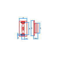 Proslide vloergeleider alum. - thumbnail