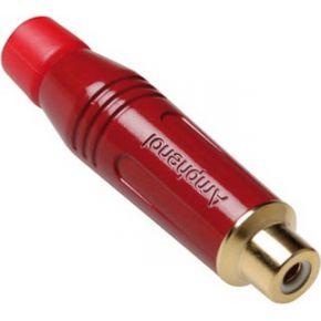 Amphenol ACJR-RED RCA Connector | Female | Rood