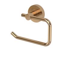 Haceka Kosmos Toiletrolhouder - zonder klep - geborsteld koper 2012700 - thumbnail