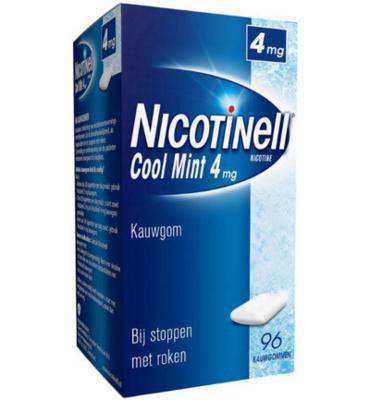 Nicotinell Kauwgom Cool Mint 4mg - voor stoppen met roken Nicotinell Kauwgom Cool Mint 4mg - voor stoppen met roken