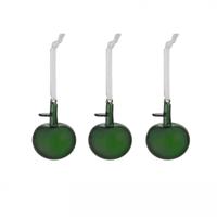 Iittala Kerst 2021 Glazen appel groen set van 3 - thumbnail