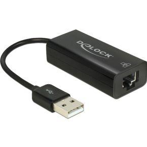 Delock 62595 Netwerkadapter 100 MBit/s USB-A, RJ45 Delock 62595 Netwerkadapter 100 MBit/s USB-A, RJ45