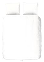 Good Morning Dekbedovertrek "uni dessin" - Wit - (200x200/220 cm) - Katoen - thumbnail
