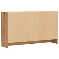 Dressoir 120x30,5x70 cm bewerkt hout artisanaal eikenkleurig - thumbnail