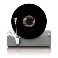 Volautomatische verticale platenspeler met ingebouwde luidsprekers en Bluetooth® Silver - thumbnail
